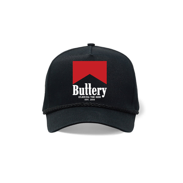 Buttery Marlboro Snapback - Black