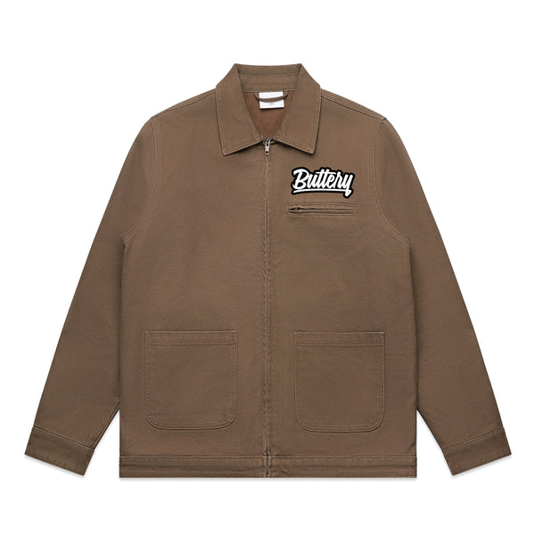 Buttery Signature Heavy Workwear Jacket - Brown
