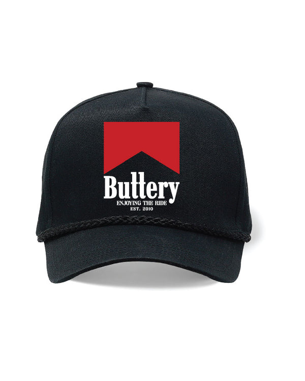 Buttery Marlboro Snapback - Black